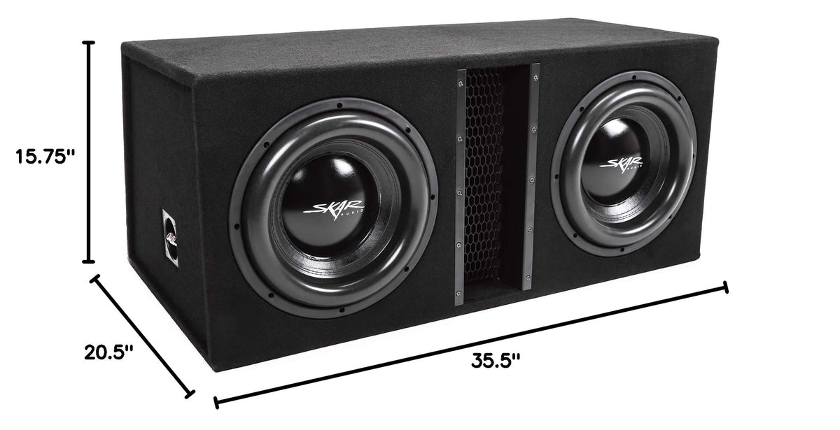 Dual 12" Vented Subwoofer Enclosure F376874