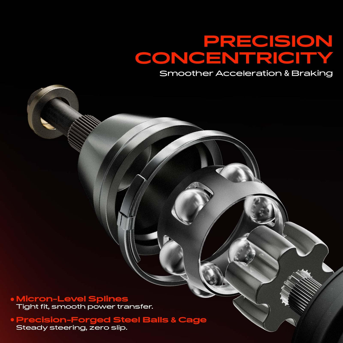 Front CV Axle Shaft Assembly A201