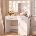 Vanity Desk with Mirror and Lights R8423