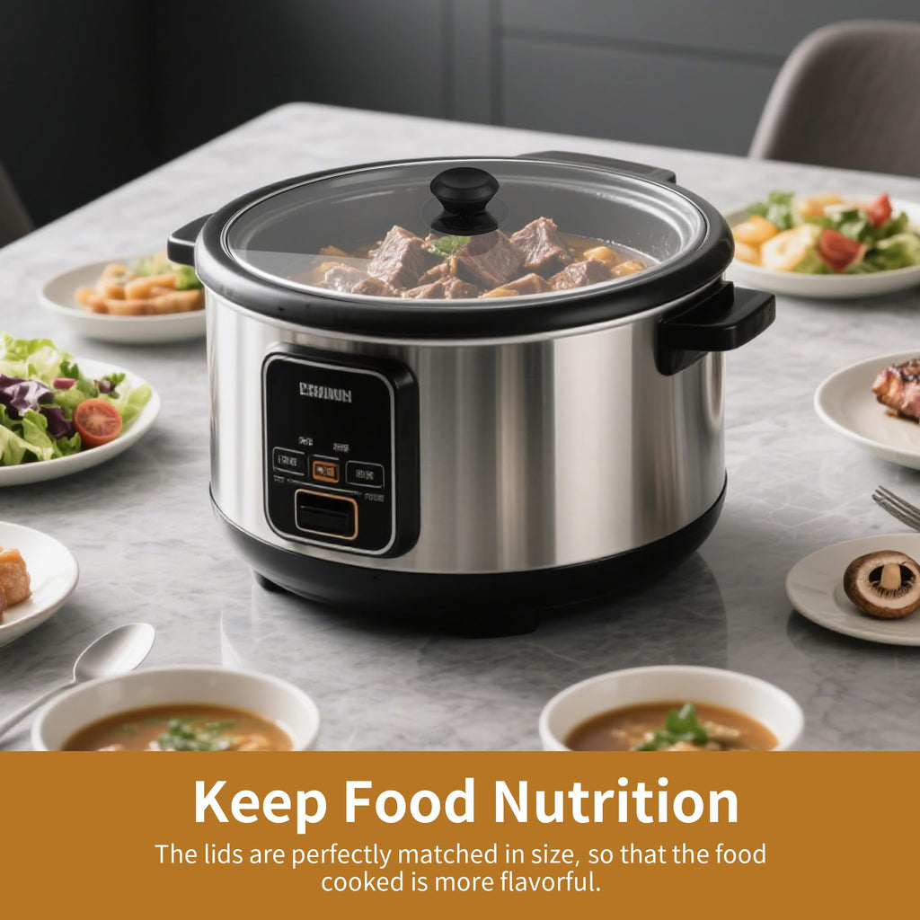 Oval Glass Lid 7 Quart Slow Cooker T153852