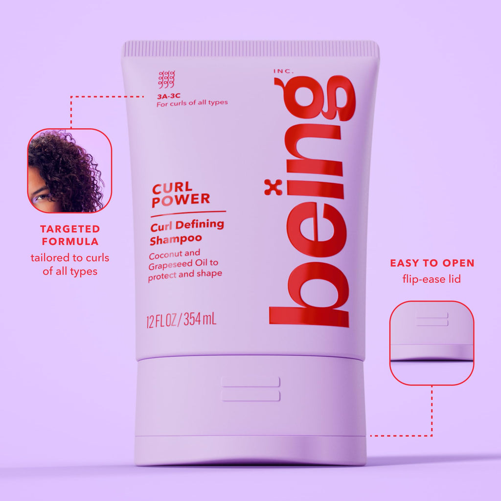 Curl Defining Shampoo and Conditioner Set with Coconut and Grapeseed Oil O62987