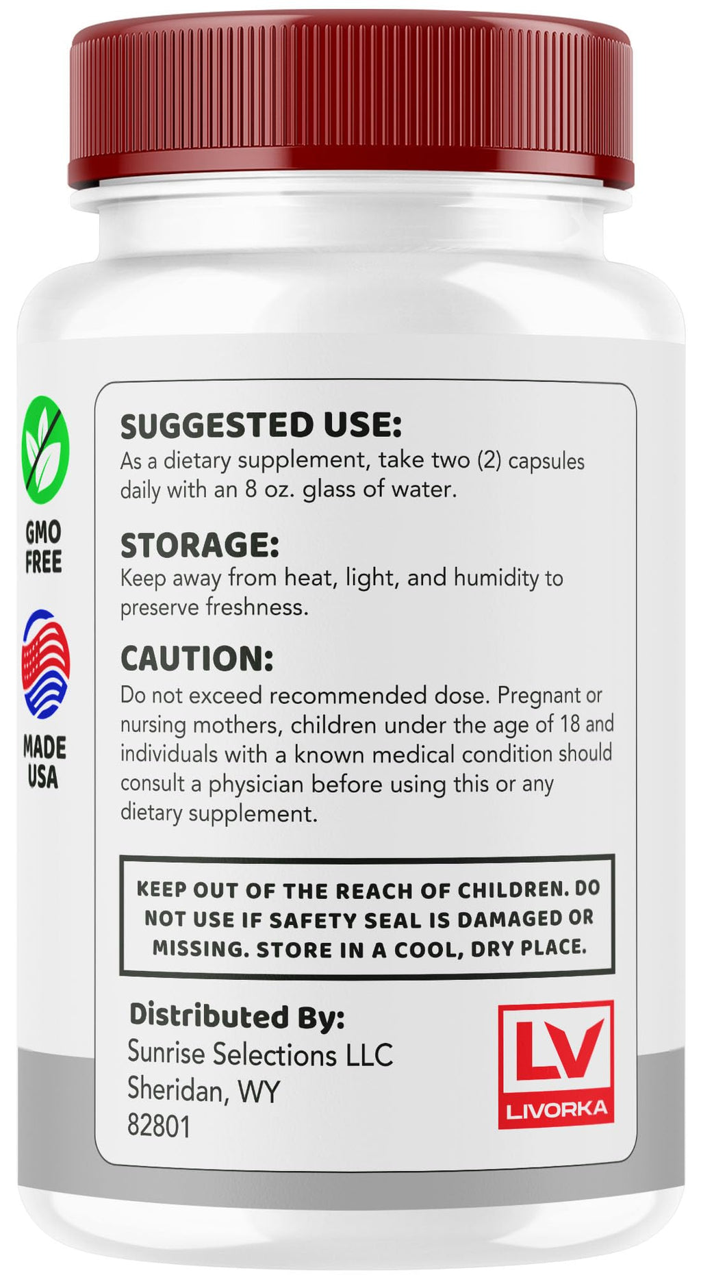 Health Flux Support Supplement Capsules 180 Capsules Q1416