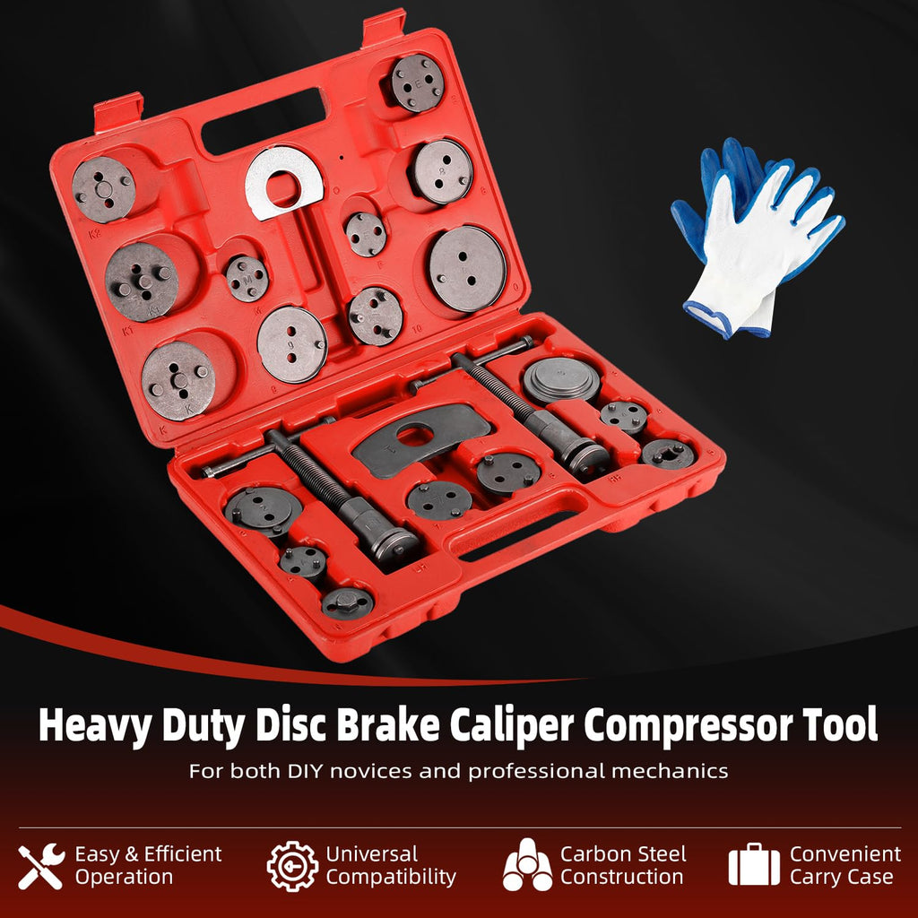 Disc Brake Caliper Compressor Wind Back Tool 24pc D597342