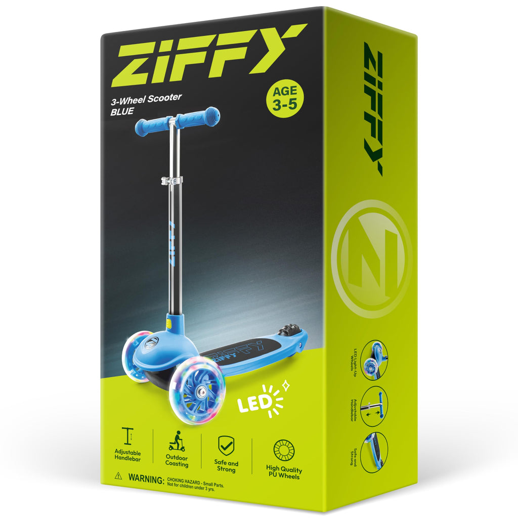 Multicolor 3 Wheel Scooter with LED Light-Up Wheels I406