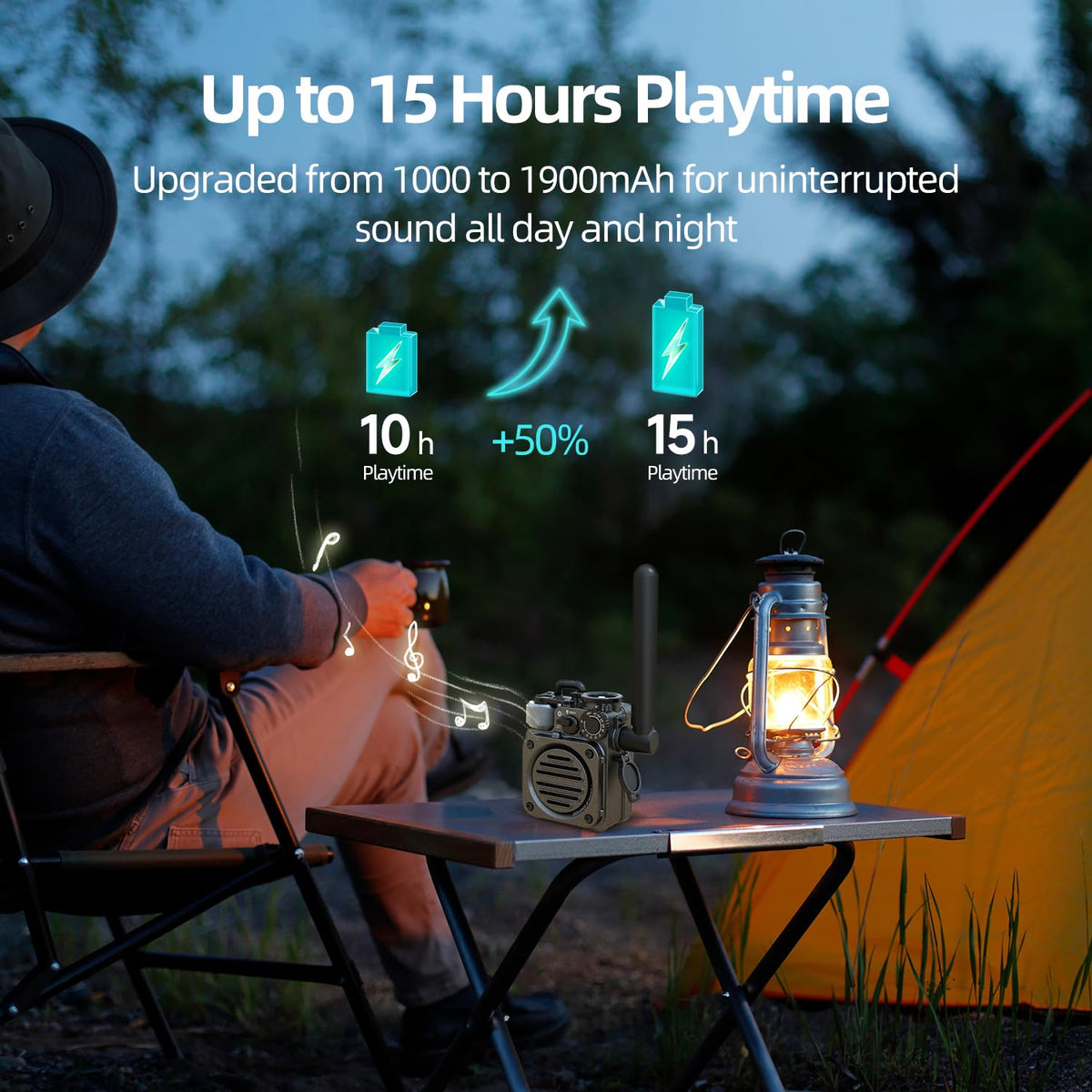 Portable Wireless Bluetooth Speaker with FM Radio W326650
