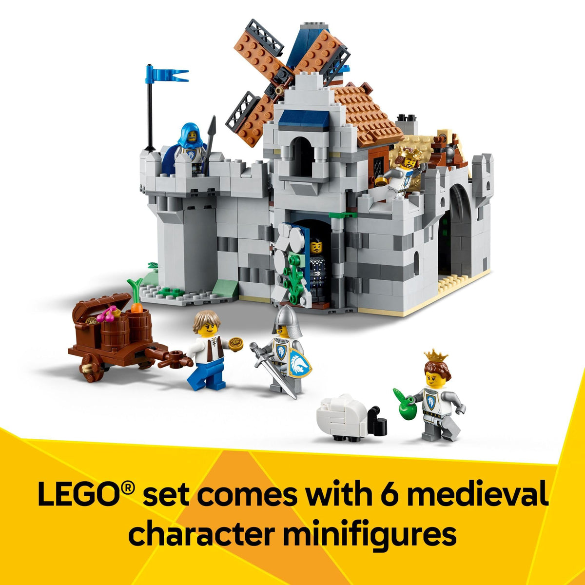 Medieval Horse Knight Castle Building Toy Q477147
