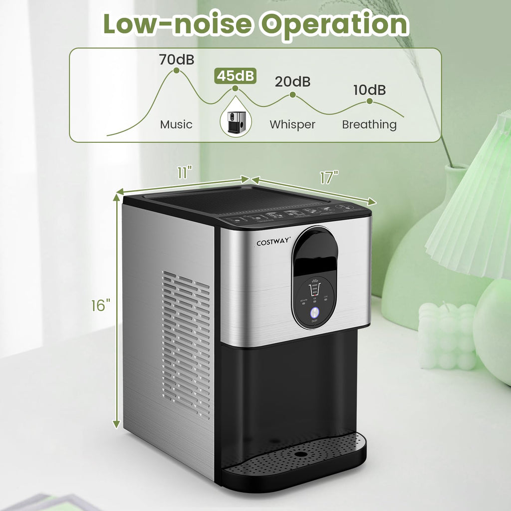 Self Dispensing Nugget Ice Maker Countertop 56Lbs/24H C337741