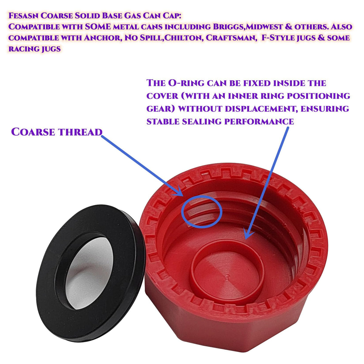 Gas Can Cap Replacement Lid K19643