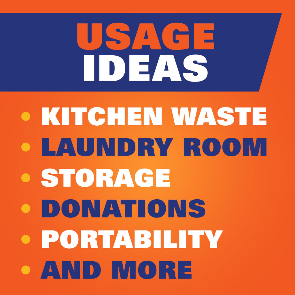 13G Tall Kitchen Trash Bags, White, Unscented, 90ct H485835