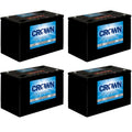 6V AGM Sealed Deep Cycle Battery 215Ah 4 Pack W326