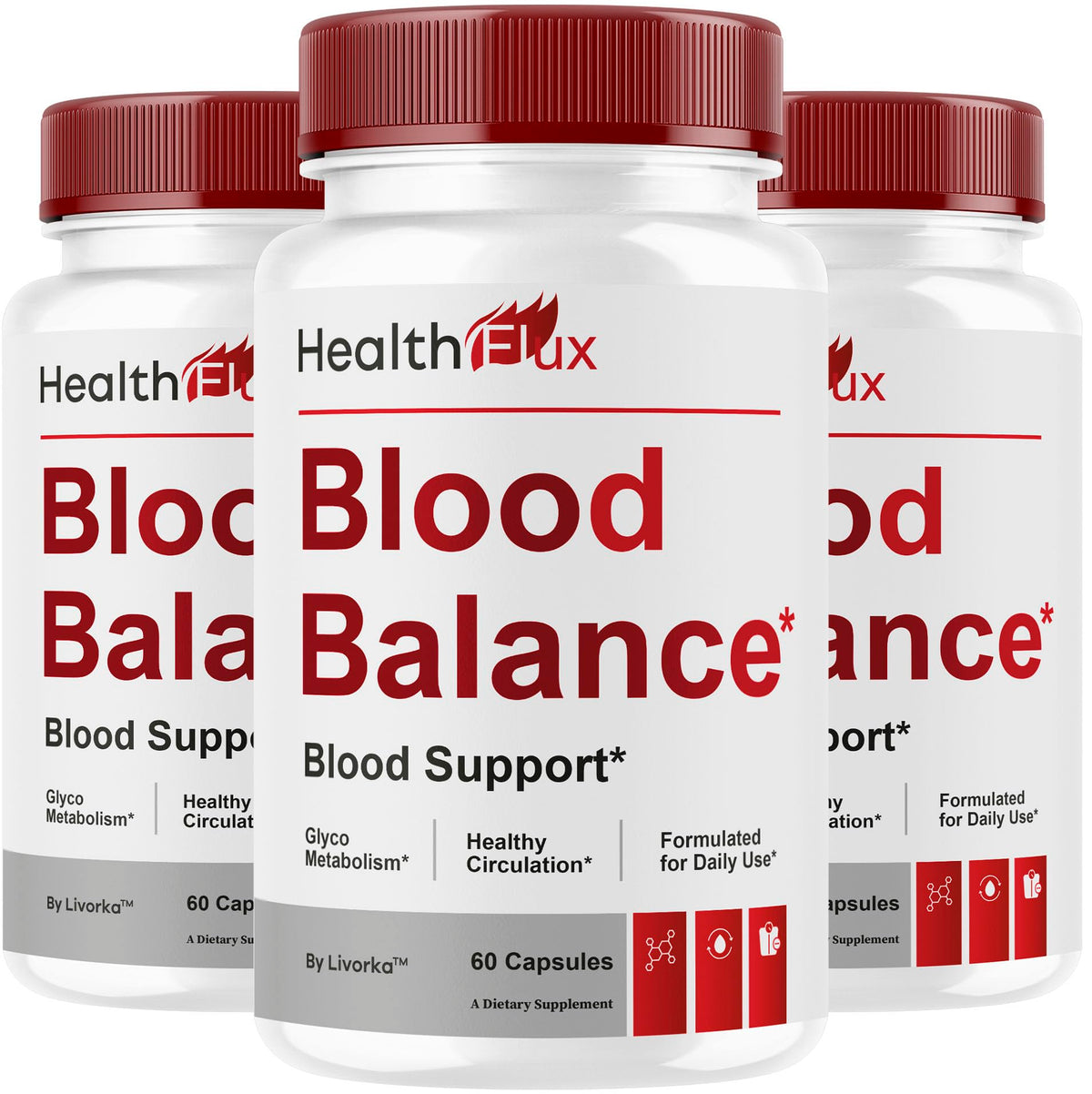 Health Flux Support Supplement Capsules 180 Capsules Q1416