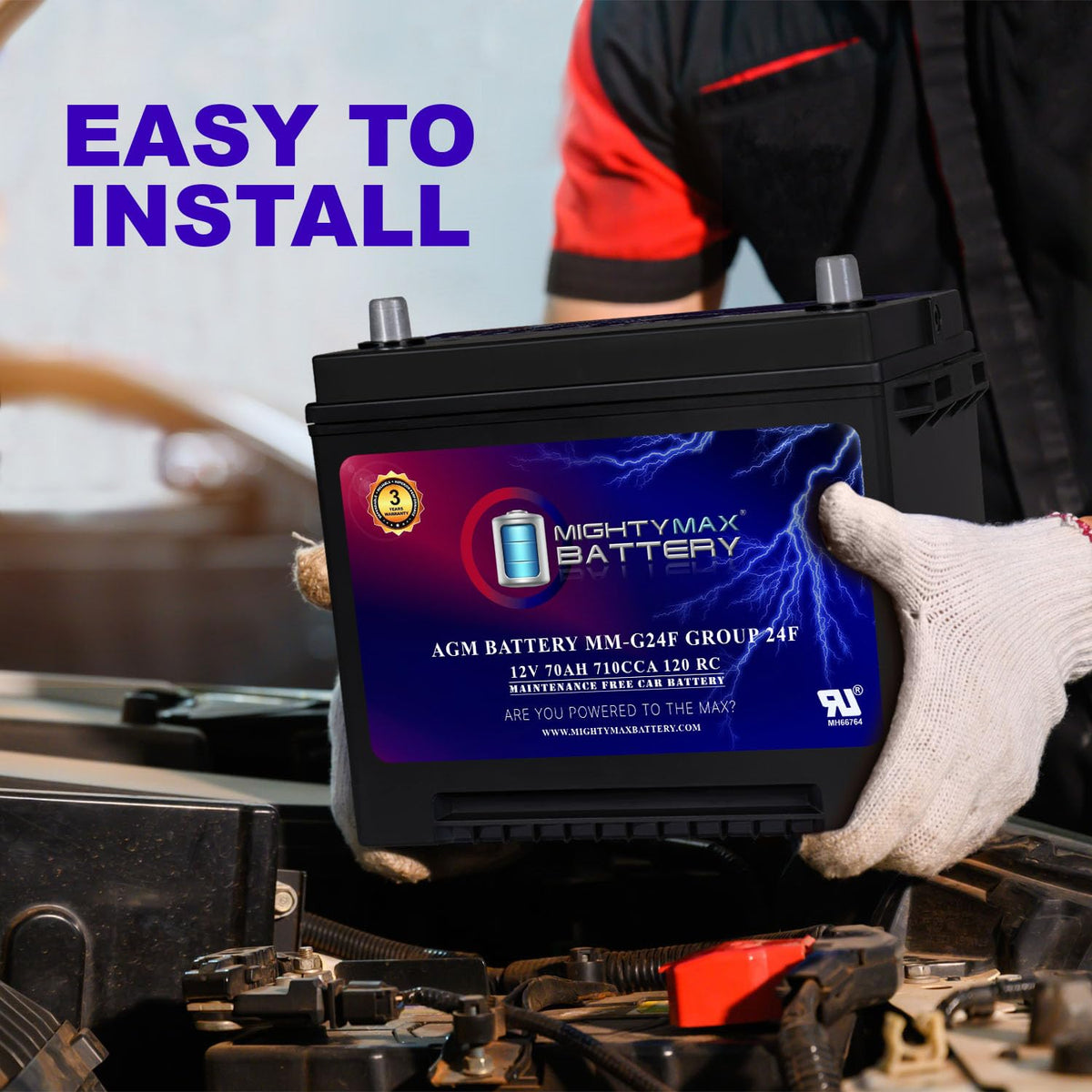 12V 70Ah AGM Replacement Battery N850980