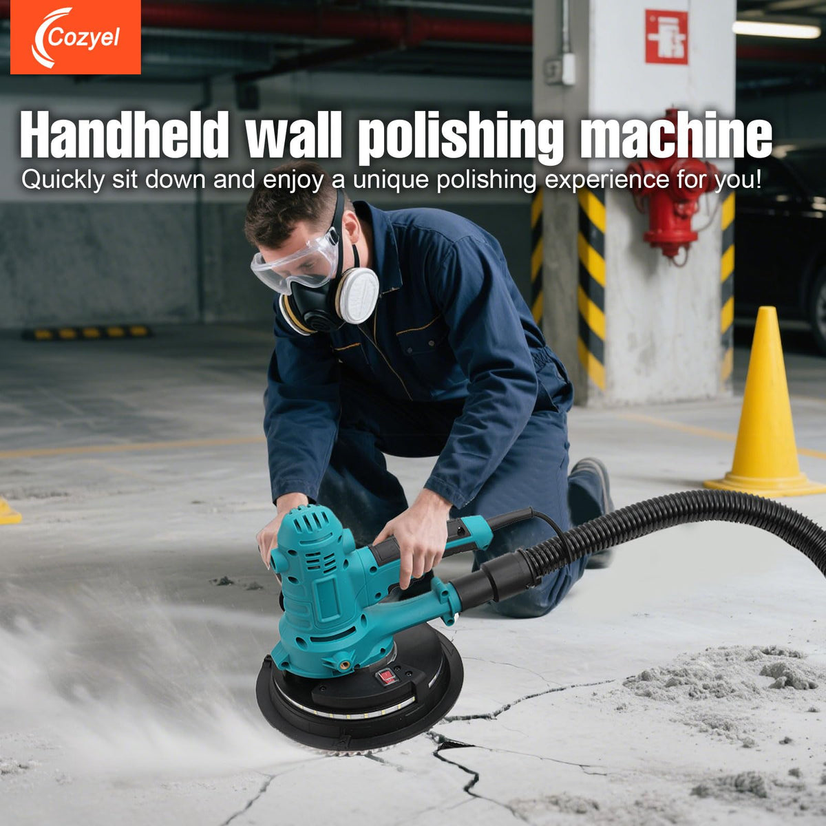 Variable Speed Handheld Electric Drywall Sander Q8392