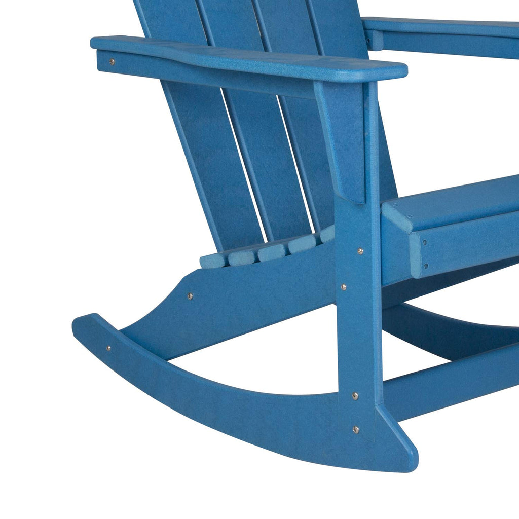 Pacific Blue Poly Adirondack Chair R7031
