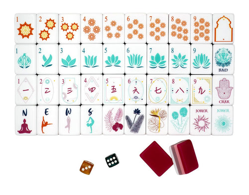 160 Acrylic Mahjong Set F6555