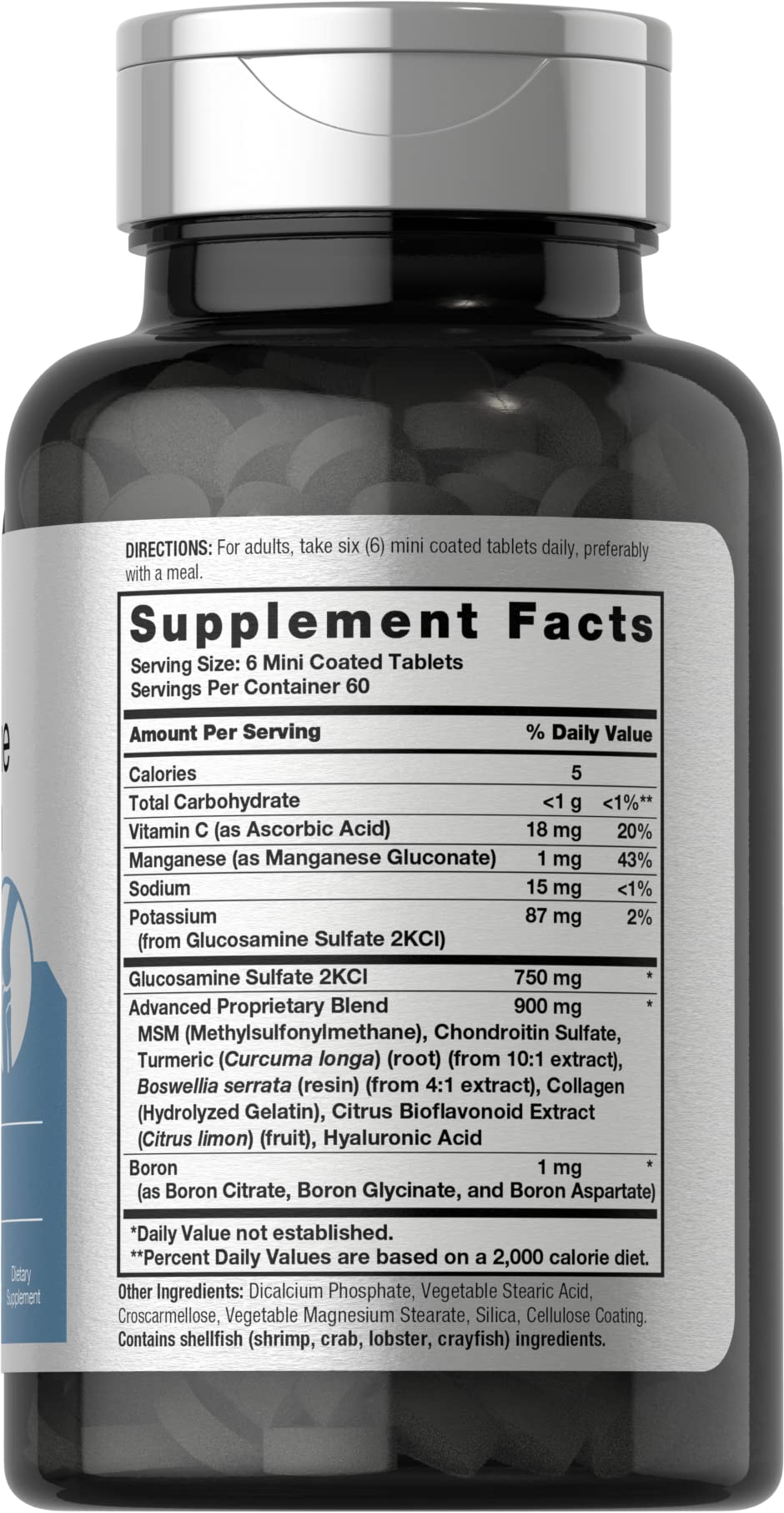 Glucosamine Chondroitin MSM Turmeric 360 Tablets U312