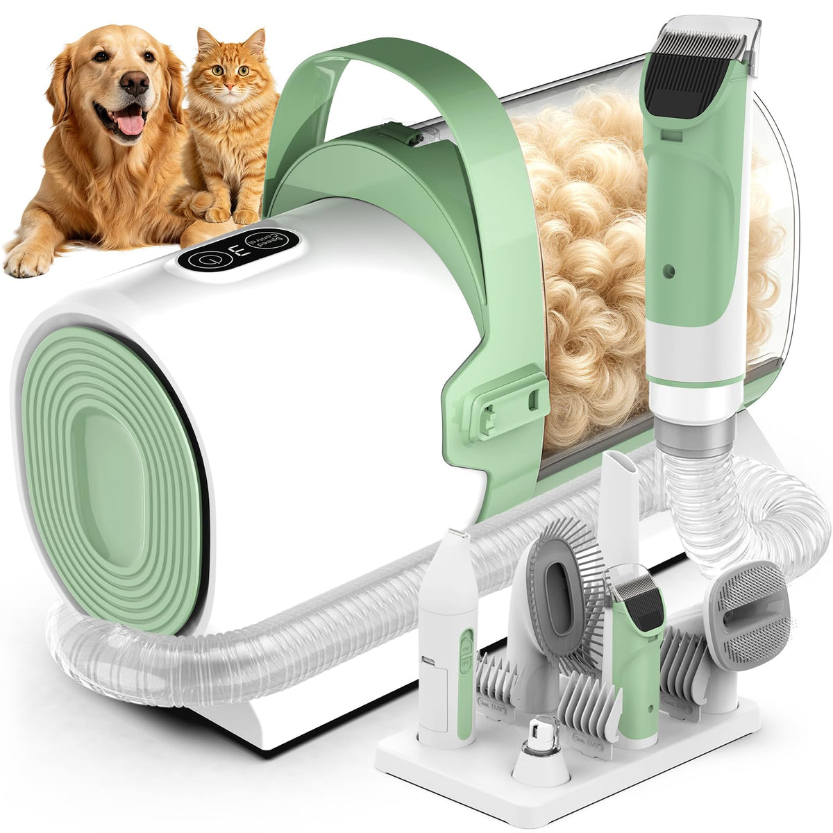 7-in-1 Dog Grooming Vacuum Kit C6764