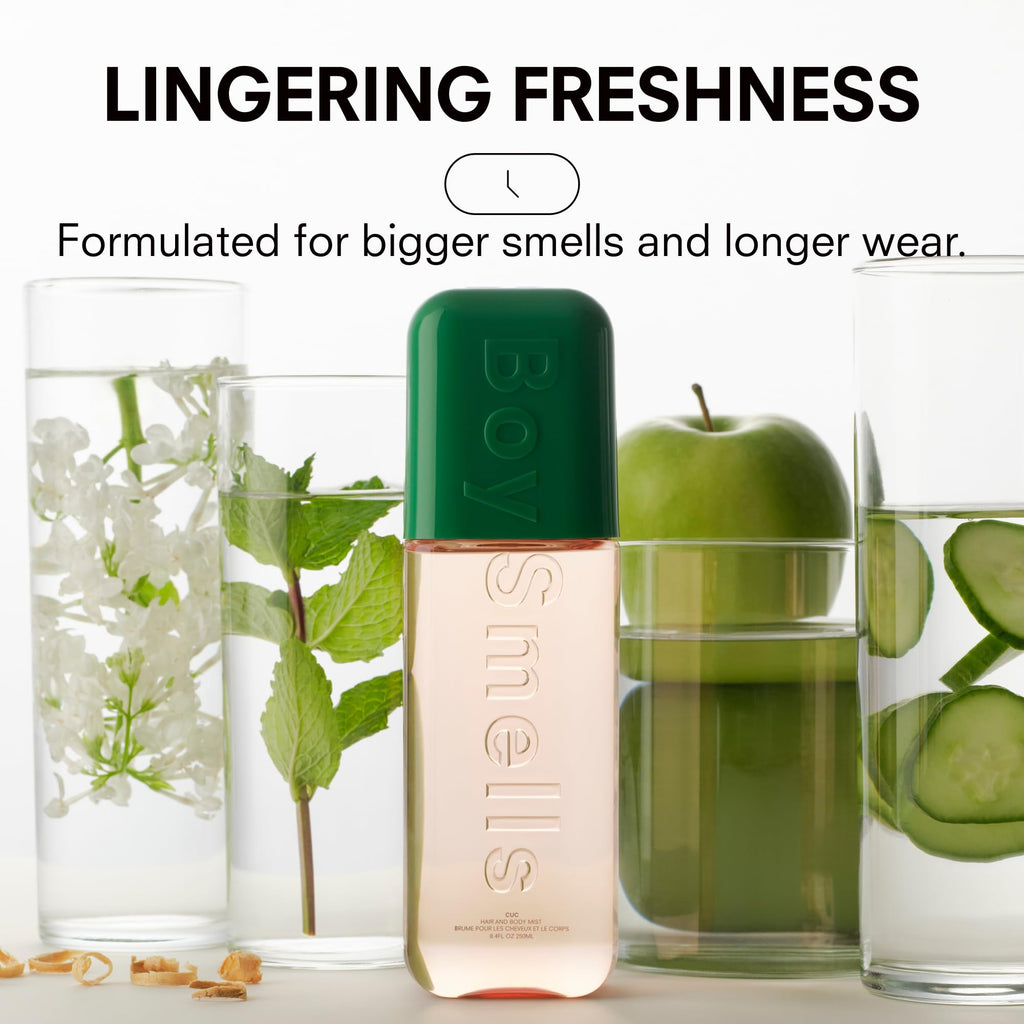 Hair and Body Mist – 8oz – Cucumber, Mint & Soft Musks G55633