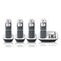 Digital Cordless Telephone with Answering Machine 4 Handsets DECT 6.0 L406