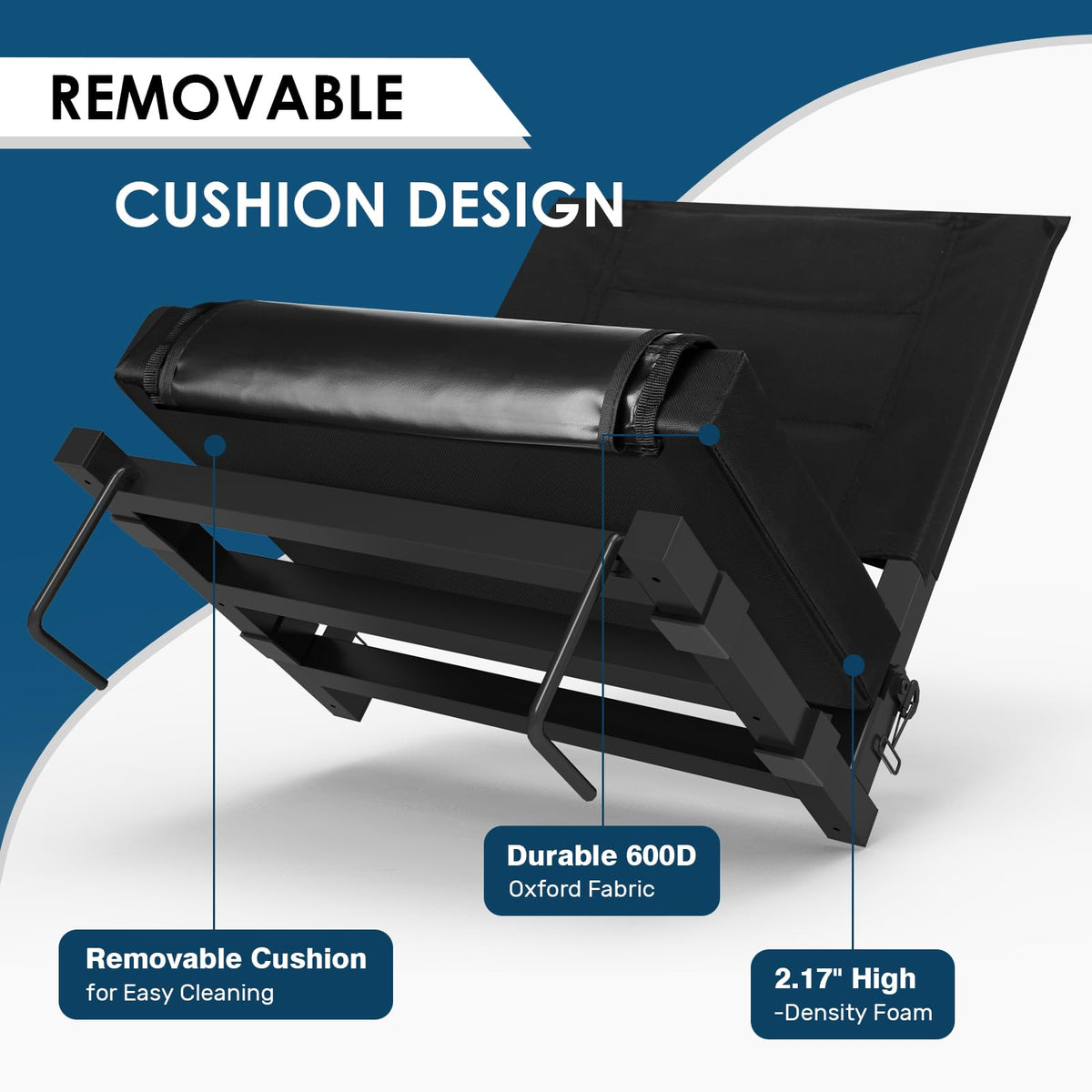 Portable Folding Bleacher Chair 2 Pack M84884