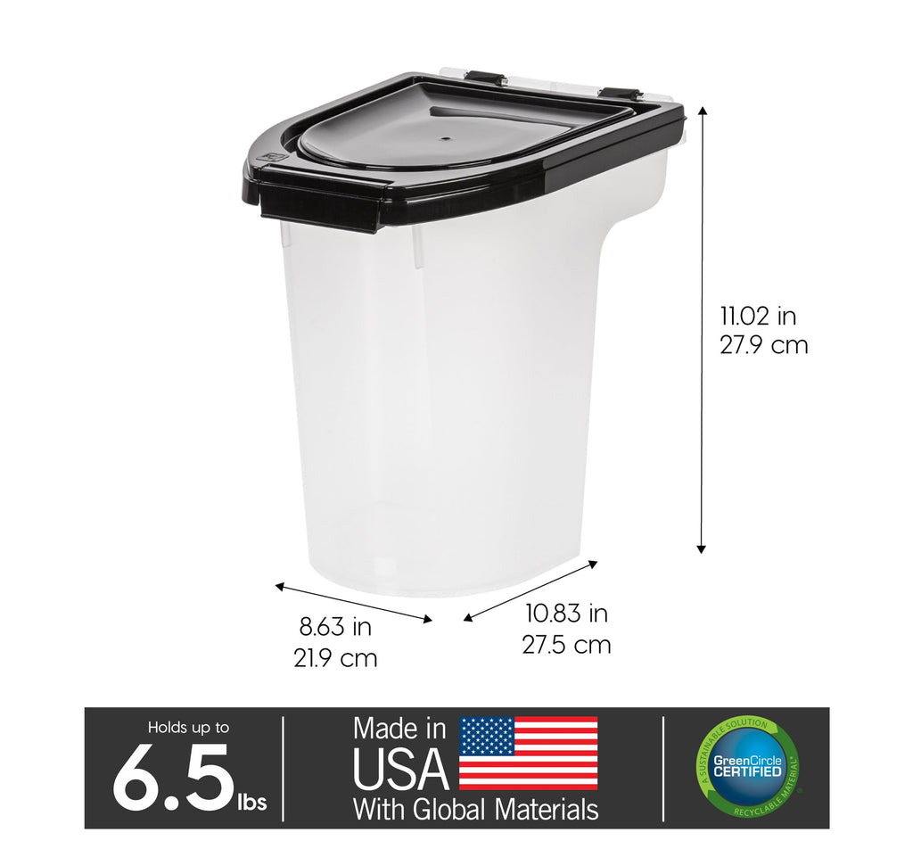 Black Dog Food Storage Container Q8328