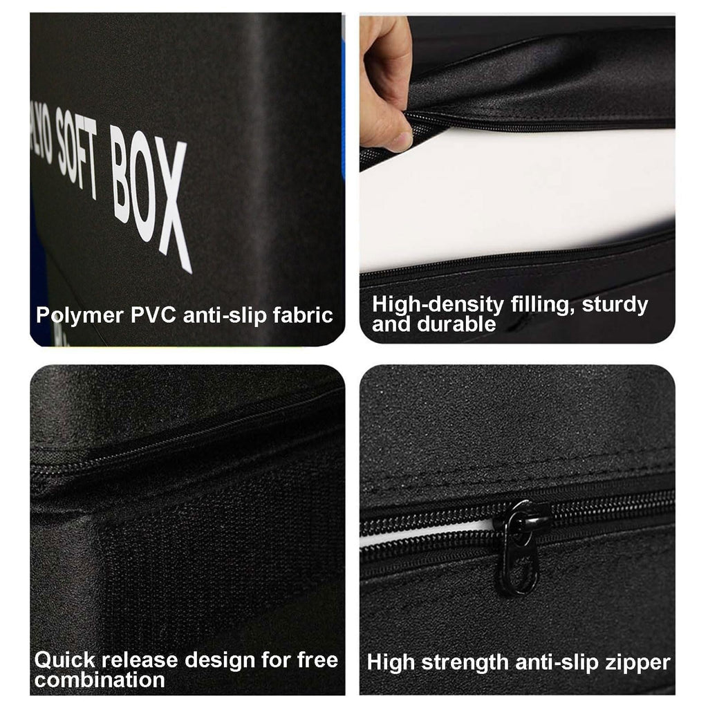 4-in-1 Foam Jumping Exercise Box Non-slip PU Leather Cover O5217