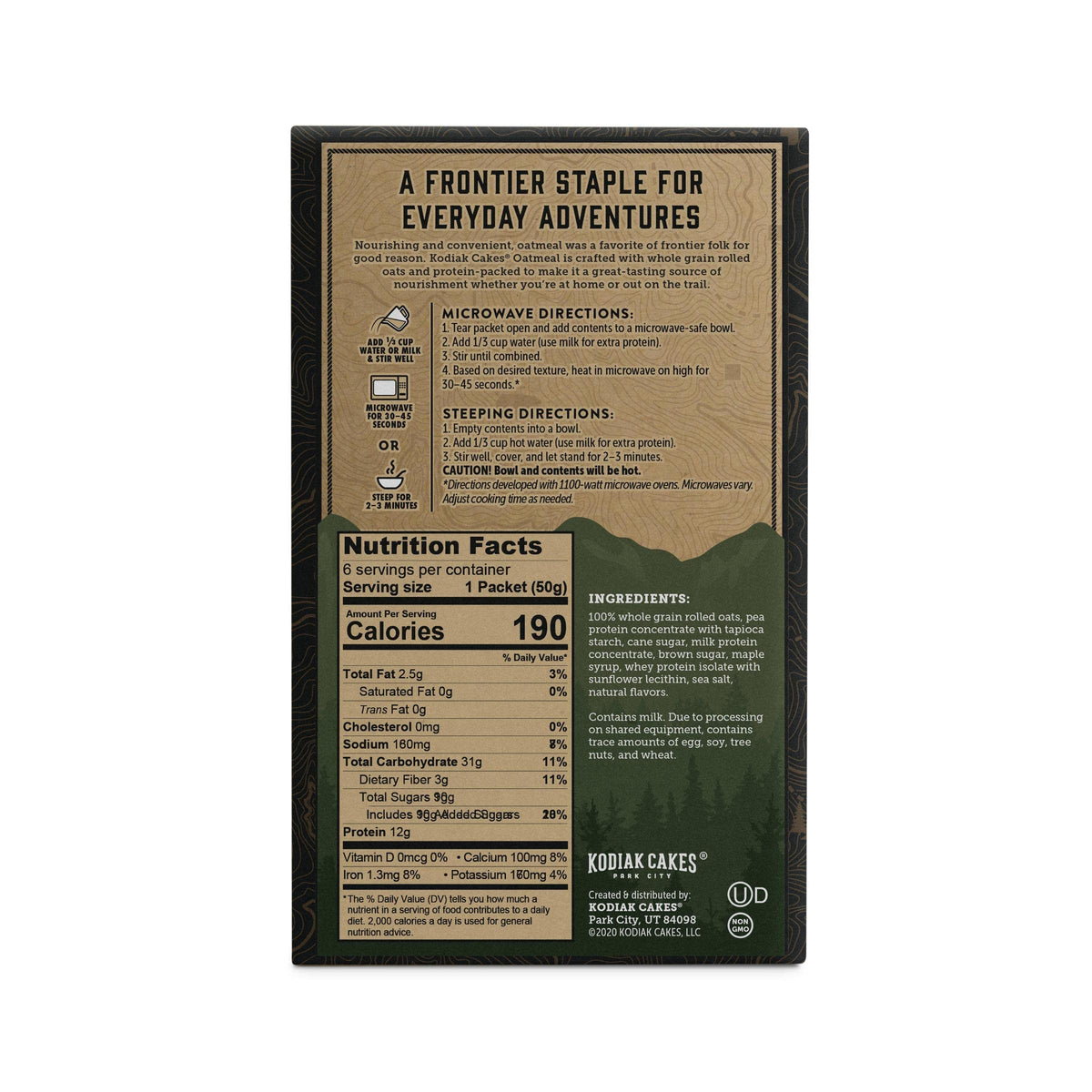 Maple Brown Sugar Instant Oatmeal Packets C4609