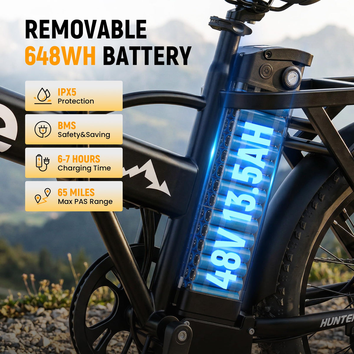 Foldable Electric Bike with 20" Fat Tires F873