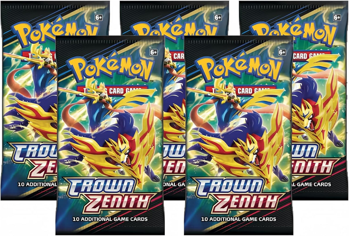 Pokemon Sword & Shield Crown Zenith 5 Booster Packs U92311