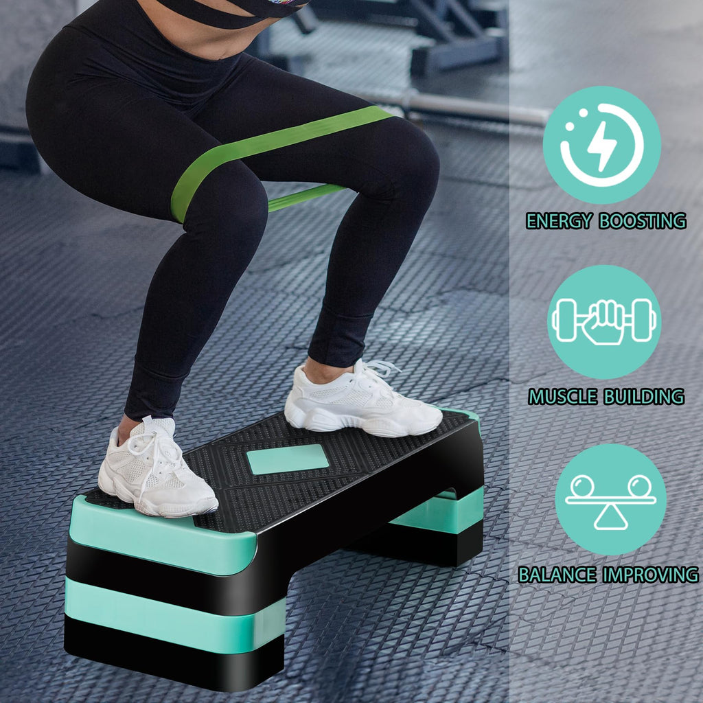 26.5 Inch Adjustable Aerobic Exercise Step Platform M877