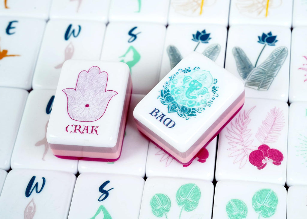 160 Acrylic Mahjong Set F6555
