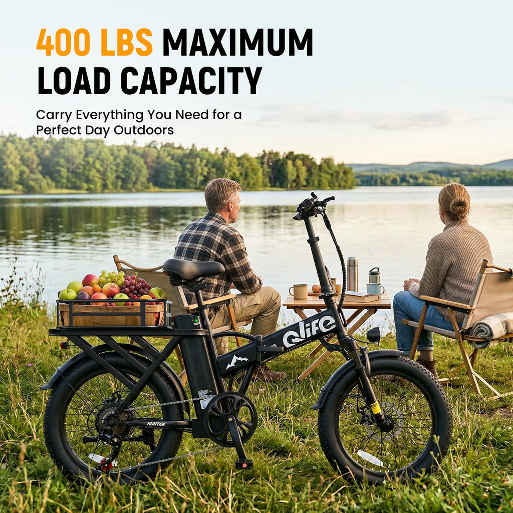 Foldable Electric Bike with 20" Fat Tires F873