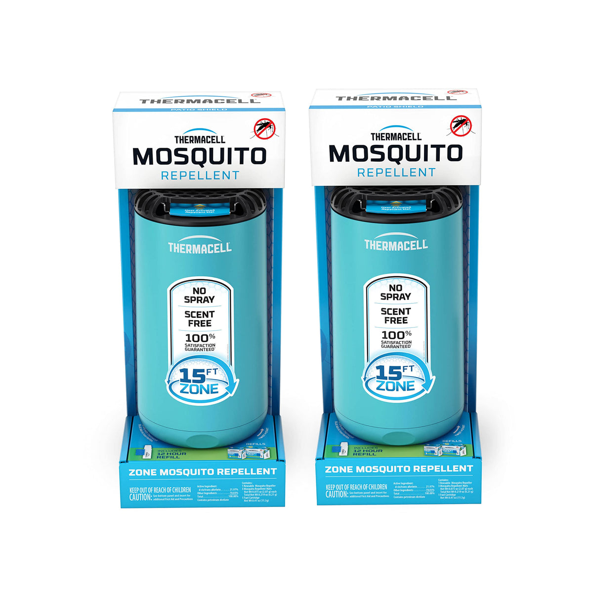 Mosquito Repeller with 24-Hour Refill & 6 Repellent Mats F69003