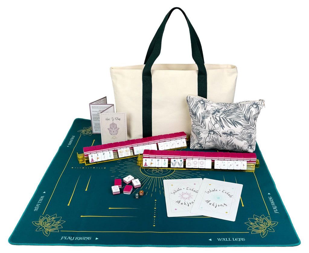 160 Acrylic Mahjong Set F6555