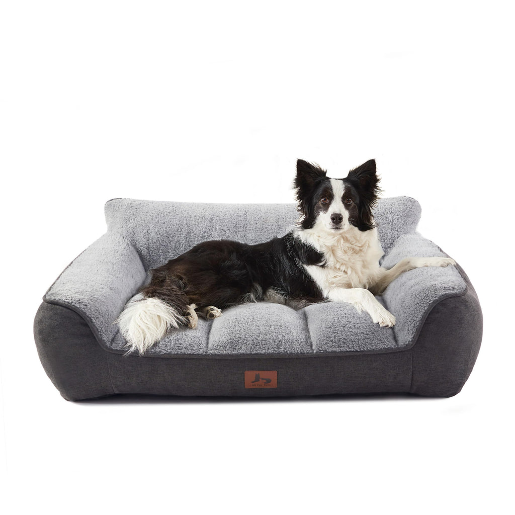 Extra Thick Orthopedic Bolster Dog Bed K105