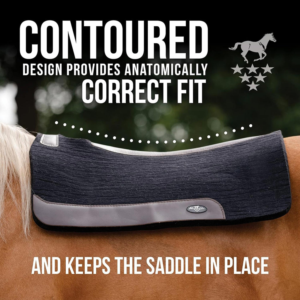 100% Wool Felt Western Saddle Pad Q5575
