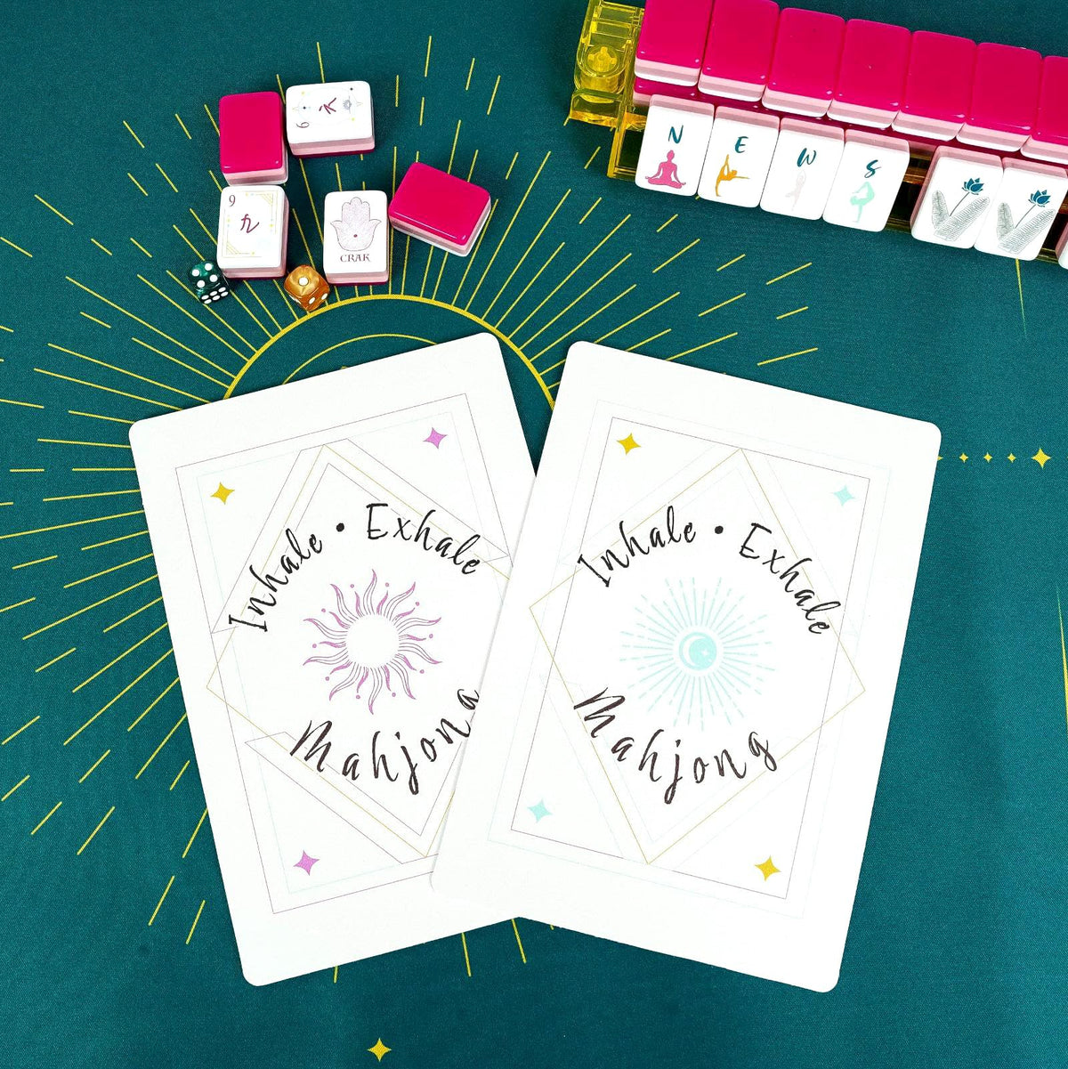 160 Acrylic Mahjong Set F6555
