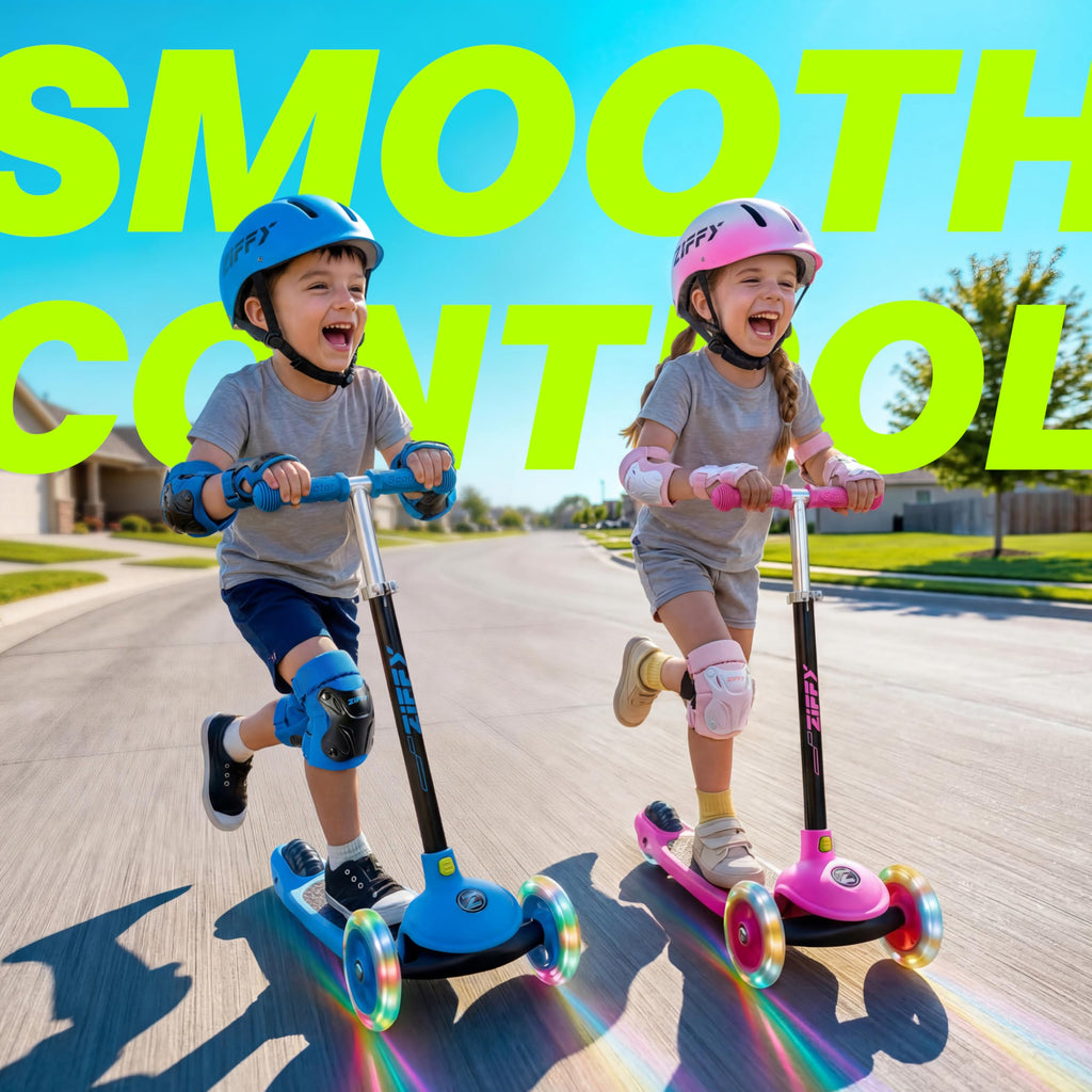 Multicolor 3 Wheel Scooter with LED Light-Up Wheels I406