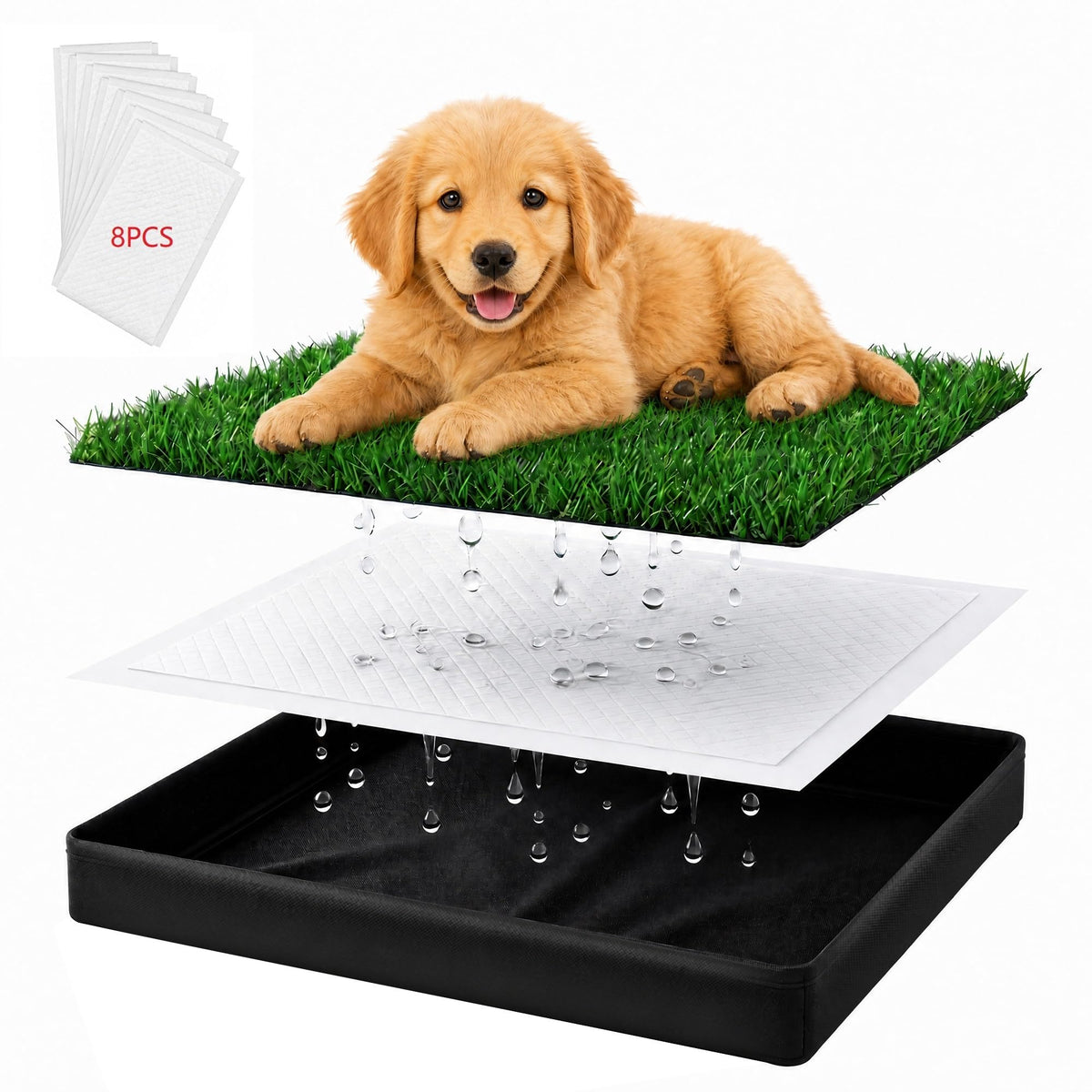Dog Grass Pad with Tray P622