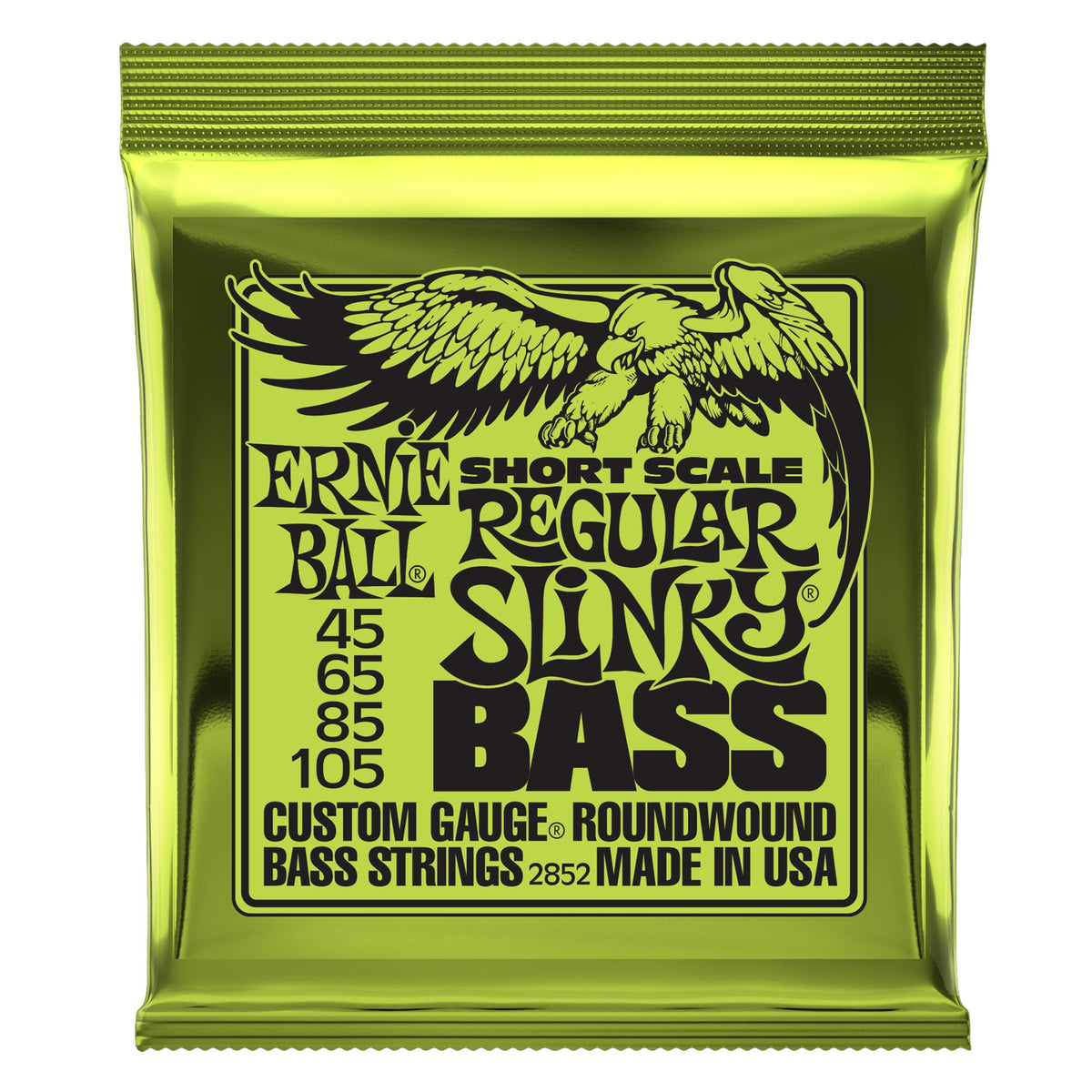 Nickel Wound Bass Guitar Strings, 45-105 Gauge V4444