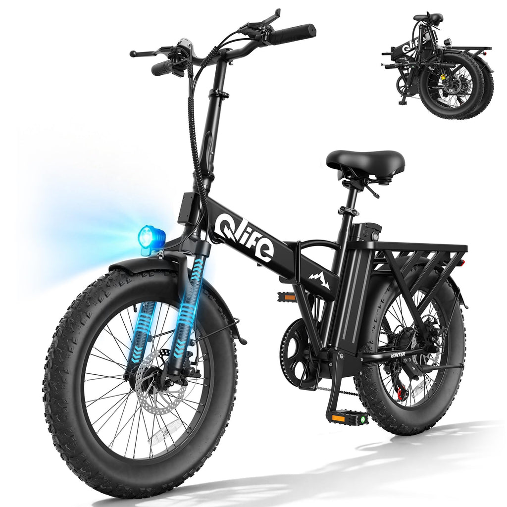 Foldable Electric Bike with 20" Fat Tires F873