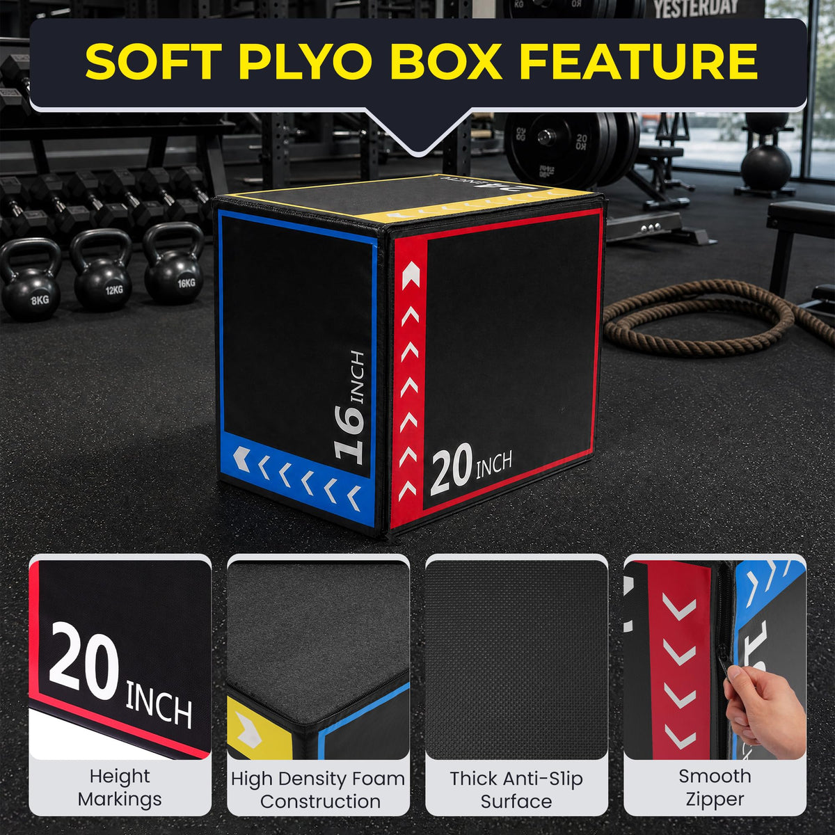 3-in-1 Foam Plyo Box G561362