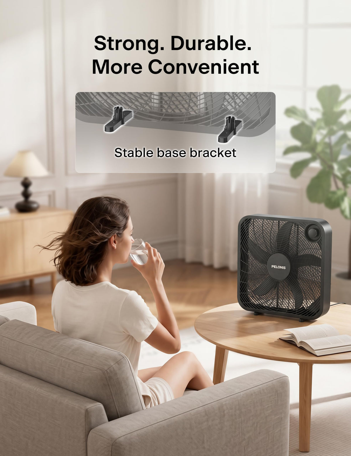 20 Inch 3 Speeds Box Fan W5190