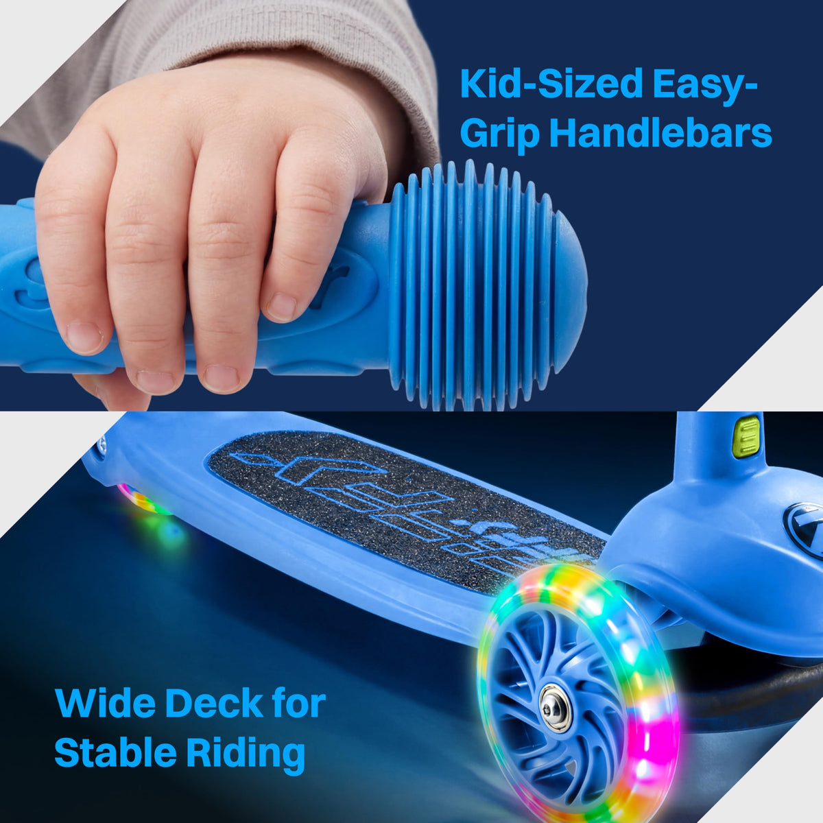 Multicolor 3 Wheel Scooter with LED Light-Up Wheels I406