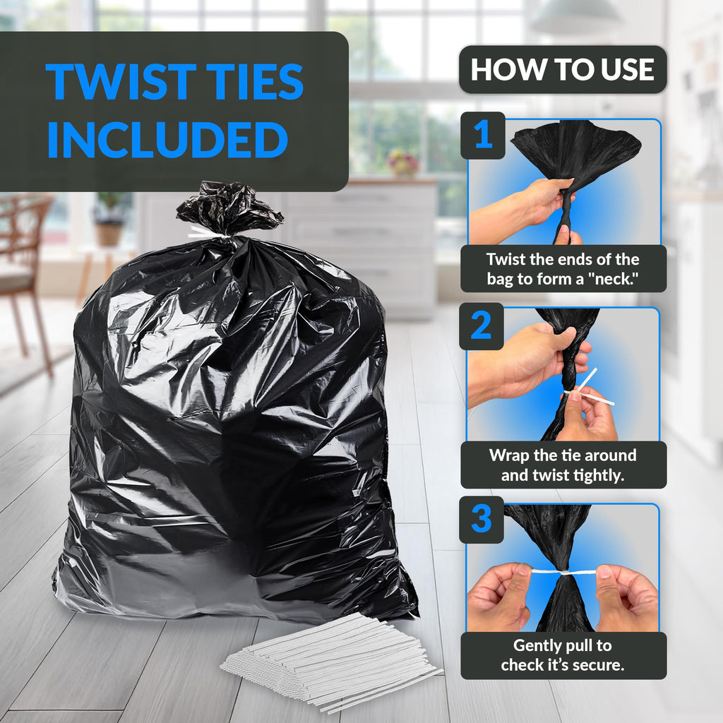 30 to 33 Gallon Heavy Duty Trash Bags O725