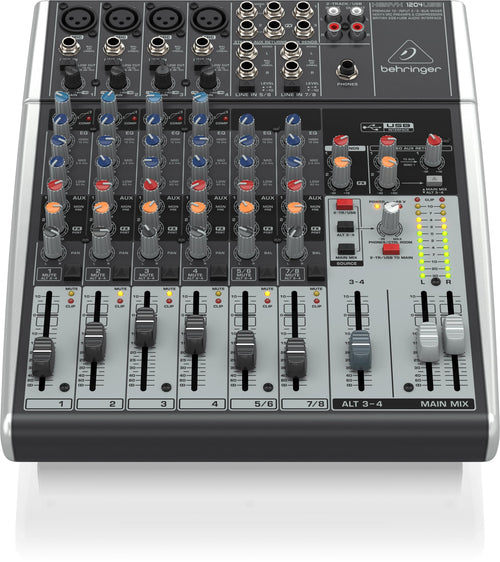 12-Input 2/2-Bus Mixer with Mic Preamps and USB Audio Interface V7485