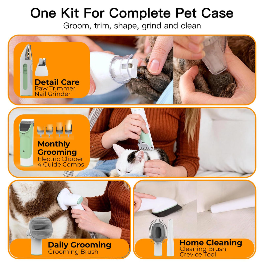 7-in-1 Dog Grooming Vacuum Kit C6764