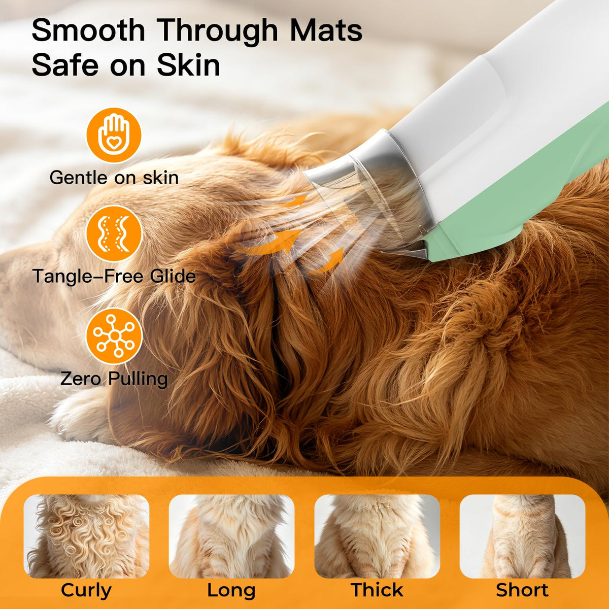 7-in-1 Dog Grooming Vacuum Kit C6764