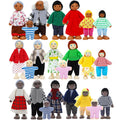 Wooden Dollhouse Family Set 23 Pieces R8629