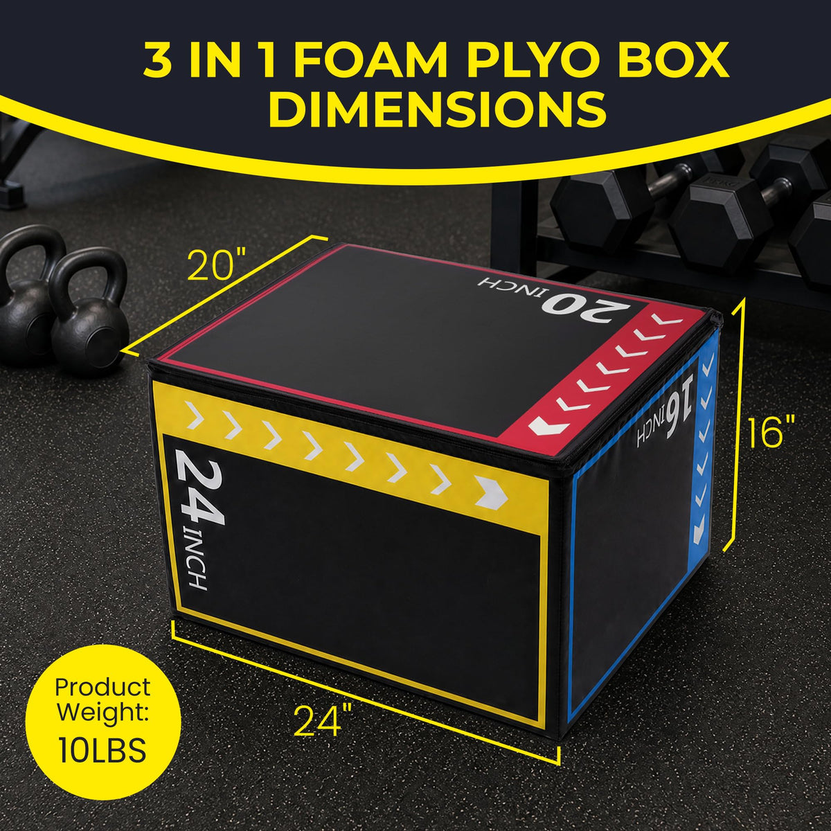 3-in-1 Foam Plyo Box G561362